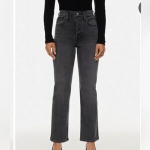 Aritzia Denim Forum Arlo High Rise Straight Leg Jeans Size 24